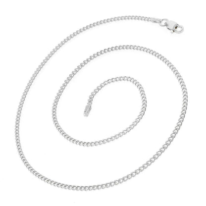 925 Sterling Silver 2MM Cuban Chain - petguardiansupplies