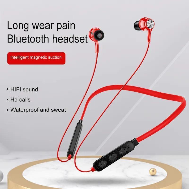 Sport Neckband Bluetooth Earphone Magnetic Wireless Headphones - petguardiansupplies