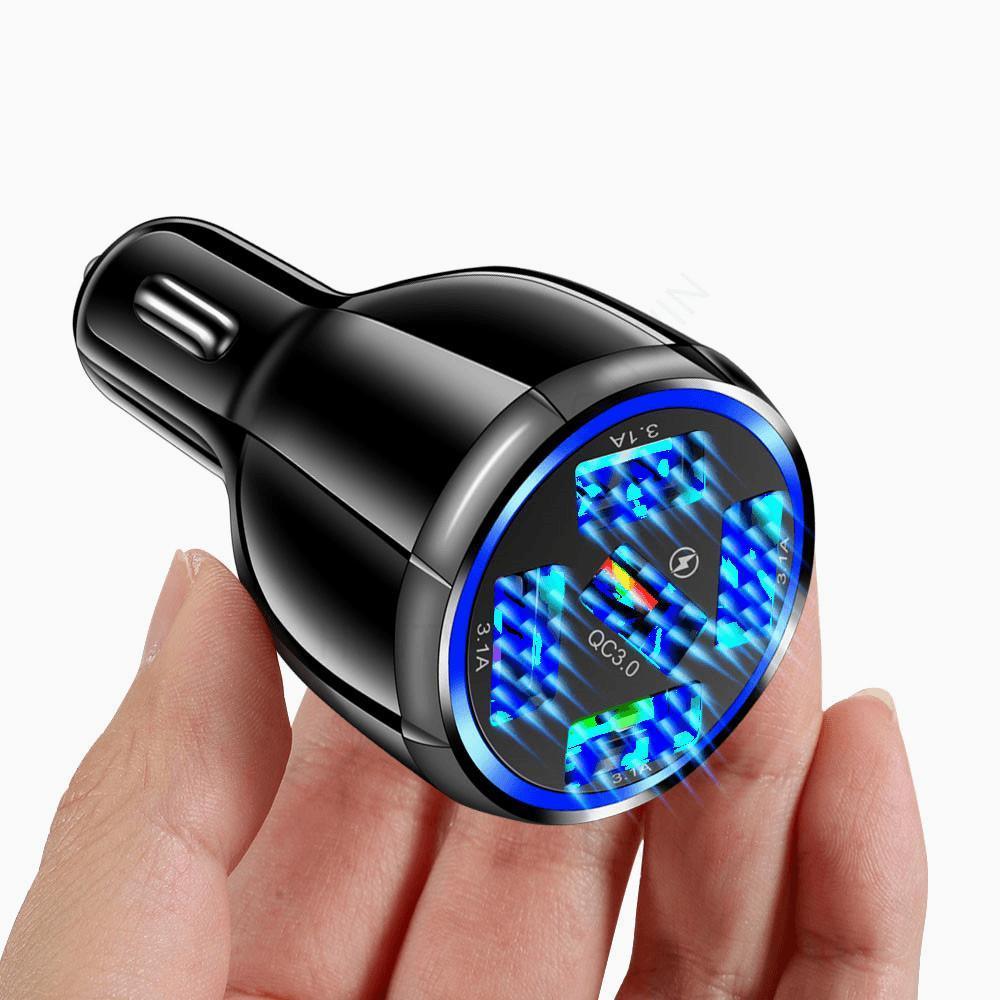 15W Quick Charge 5USB QC3.0 Car Charger - petguardiansupplies