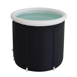 Explore Fitness Folding Bath Bucket Black Bath Bucket Adult Thickened Bath Tub - petguardiansupplies