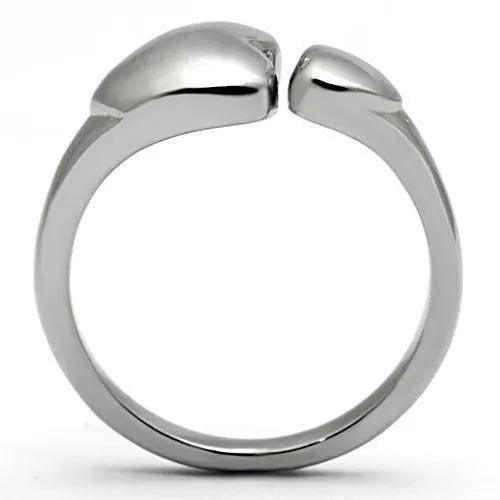 TK1000 - High polished (no plating) Stainless Steel Ring with No Stone - petguardiansupplies