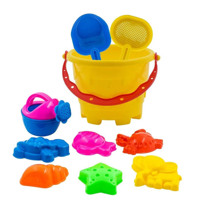 Sand Game Castle Building Plastic Beach Toy Set for Kids Summer Fun - petguardiansupplies