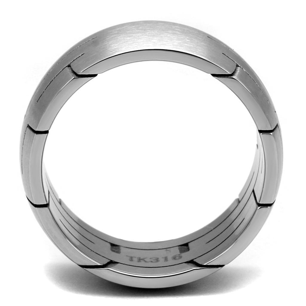 TK2920 - High polished (no plating) Stainless Steel Ring with No Stone - petguardiansupplies