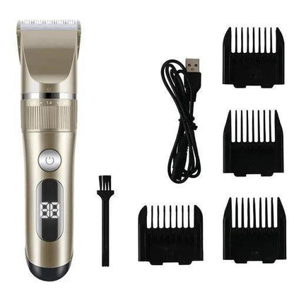 Professional Cat Dog Hair Clipper All Metal Rechargeable Pet Trimmer - petguardiansupplies