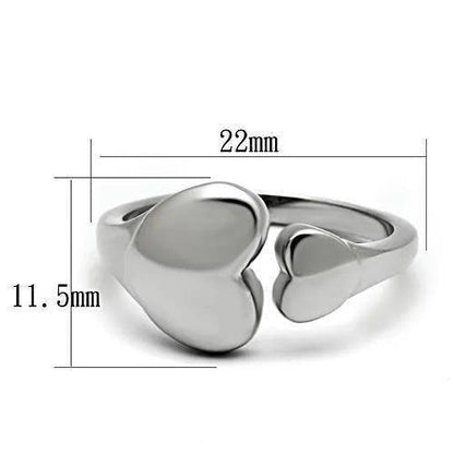 TK1000 - High polished (no plating) Stainless Steel Ring with No Stone - petguardiansupplies