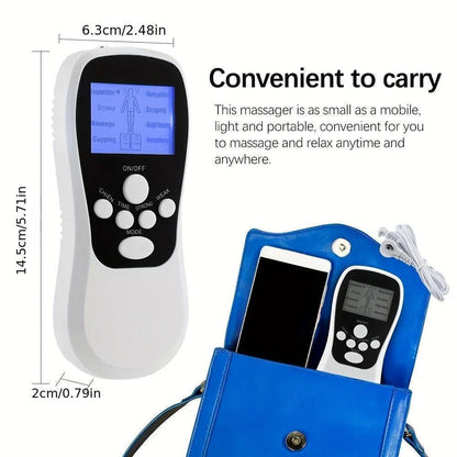 Electric Professional Muscle Stimulator Physiotherapy 8 Modes EMS Unit - petguardiansupplies