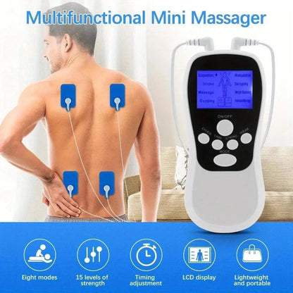 Electric Professional Muscle Stimulator Physiotherapy 8 Modes EMS Unit - petguardiansupplies