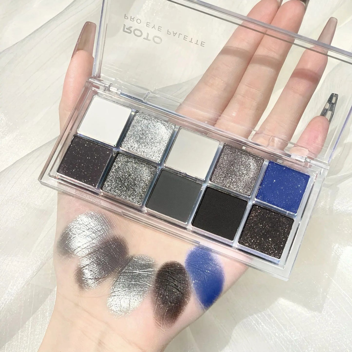 Matte Glitter Pearl Eyeshadow Palette-3