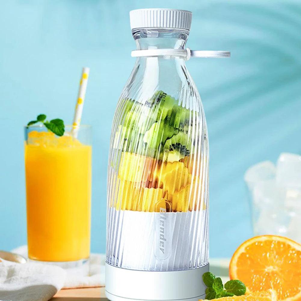 500ml Portable Wireless Blender 6 Blades Electric Fruit Juicer Machine - petguardiansupplies