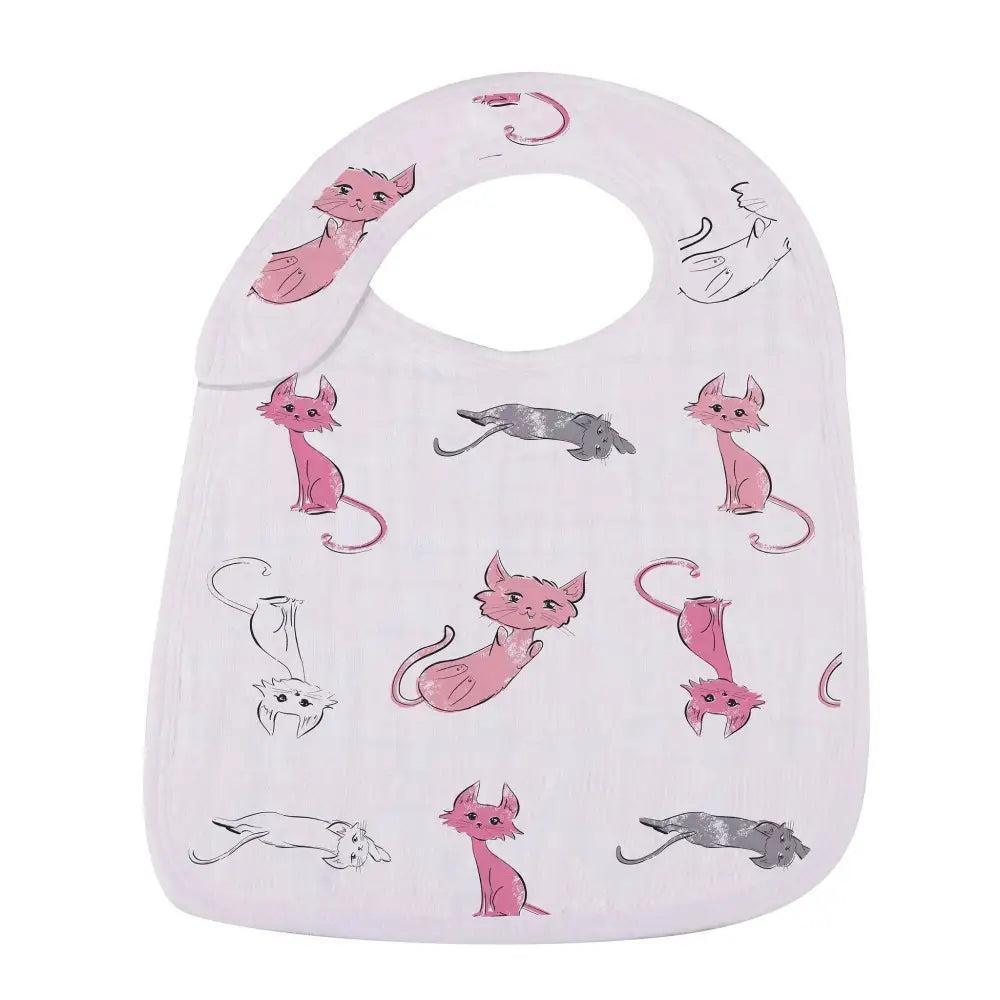 Dandelions Bamboo Muslin Snap Bibs 3PK - petguardiansupplies