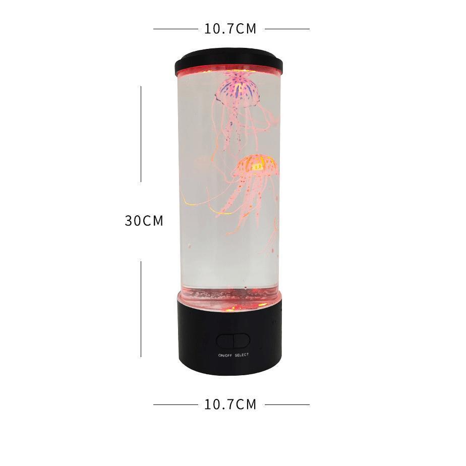 LED Tower Fantasy Jellyfish Lamp With Remote Control - petguardiansupplies