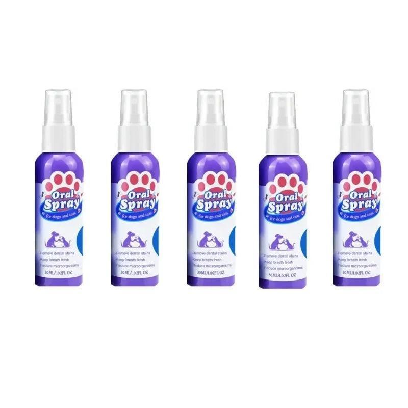 Pet Teeth Cleaning Spray Oral Care for Fresh Breath and Removing Tooth Stains - petguardiansupplies