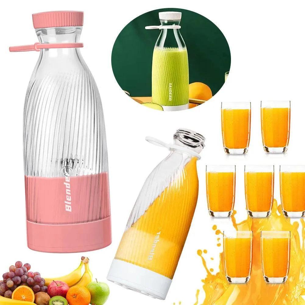 500ml Portable Wireless Blender 6 Blades Electric Fruit Juicer Machine - petguardiansupplies