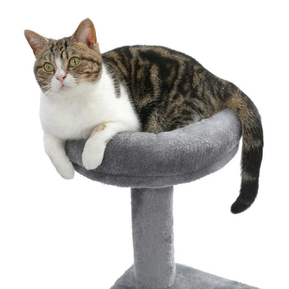 Domestic Delivery Multi-Level Cat Tree Tower Climb Furniture Scratching Post for Indoor House Pet Supplies Kitten Toy Cozy Condo - petguardiansupplies