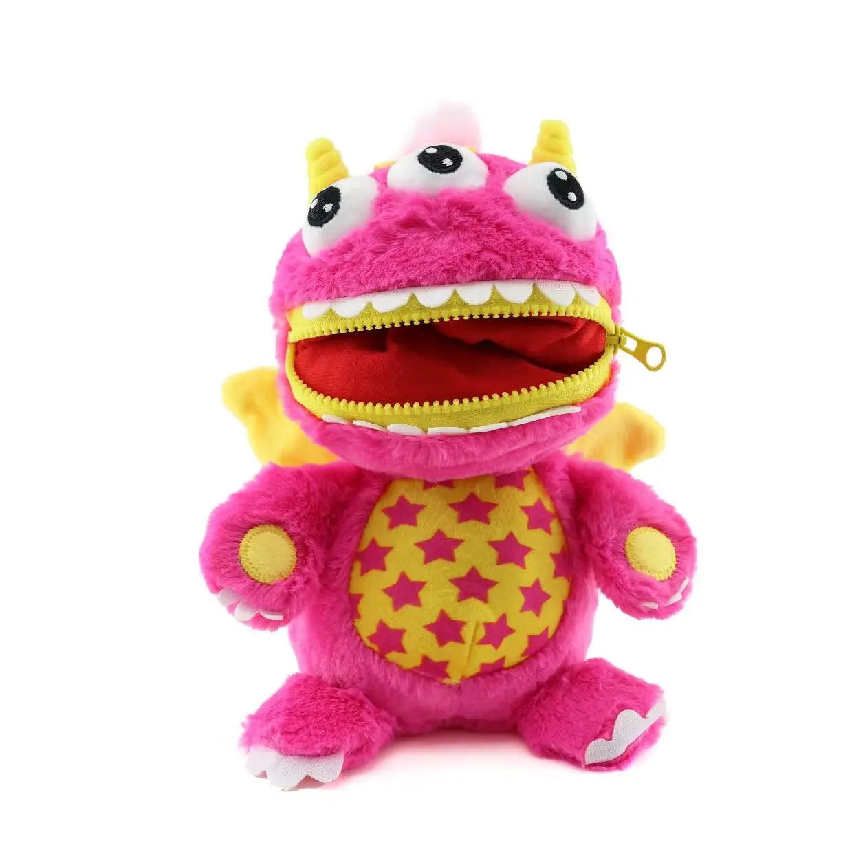 Worry Yummy Monster Soft Toy - 28cm (11") Cuddly Sleep Companion for Kids - Anxiety & Stress Reducing - Pink 'Luna' - petguardiansupplies