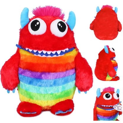 Worry Yummy Monster Clip-on Soft Toy for Kids - Large & Jumbo Anxiety-Reducing Sleep Companion - petguardiansupplies