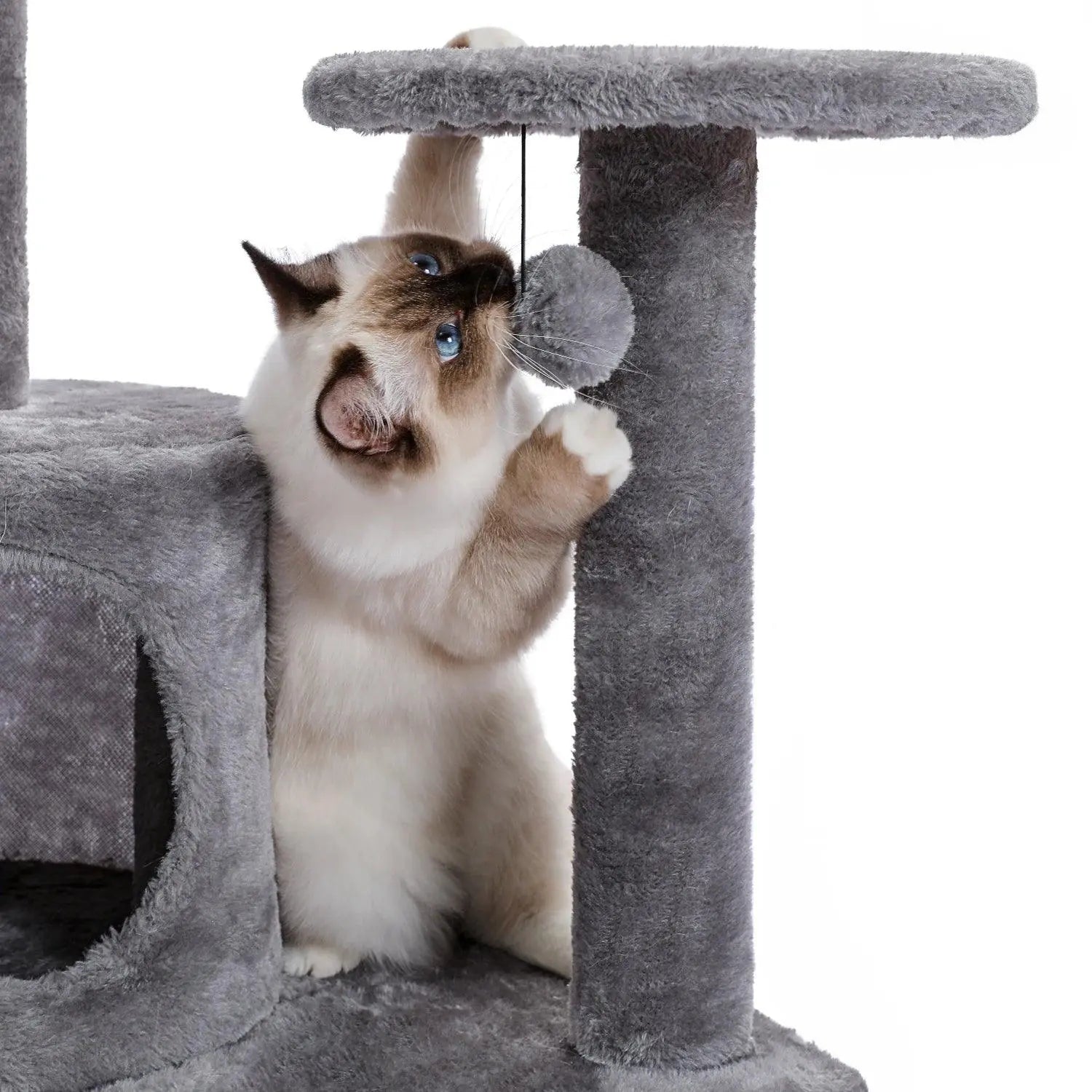 Domestic Delivery Multi-Level Cat Tree Tower Climb Furniture Scratching Post for Indoor House Pet Supplies Kitten Toy Cozy Condo - petguardiansupplies