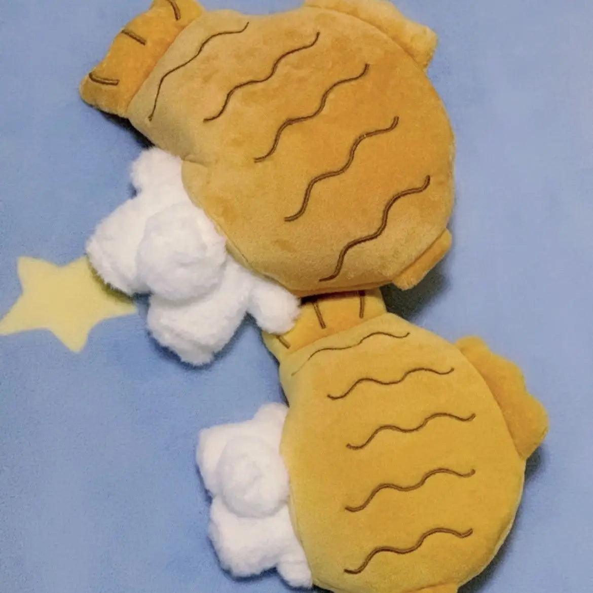 14Cm Sanrio Cinnamoroll Kawaii Stuffed Plushie Taiyaki Doll Cartoon Cute Plush Doll Doll Send Friends Birthday Gift Detachable - petguardiansupplies