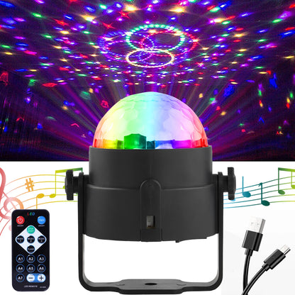 LED Magic Ball Light Rotating Stage Light with Remote Control - petguardiansupplies