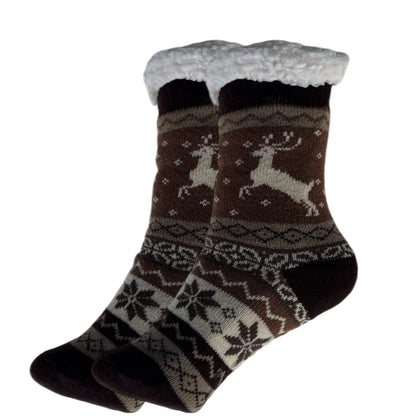 Kids Thermal Sherpa Lined Socks - AT294-2