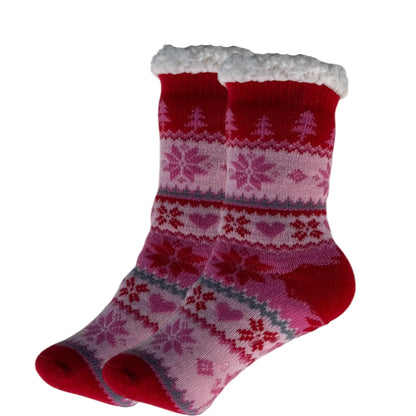 Kids Thermal Sherpa Lined Socks - AT294-1