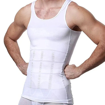 Slimming Vest Men's Slimming Underwear Body Shaper Waist Cincher Corset Men Shaper Vest Body Slimming Tummy Belly Body Shapewear - petguardiansupplies