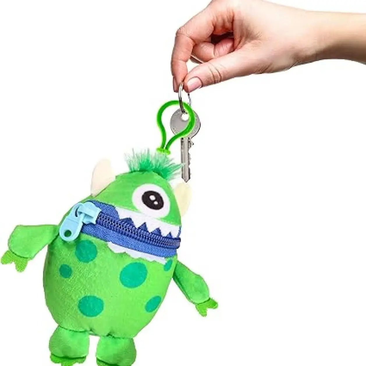 Worry Yummy Monster Keyring Pack - 4 Soft Toys (13cm) for Kids - Anxiety, Stress & Fear Reducing Cuddly Bag Clip Toys - petguardiansupplies