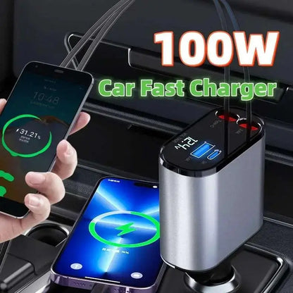 Ultra-Fast Car Charger: Power Up Your Devices on the Go!-0