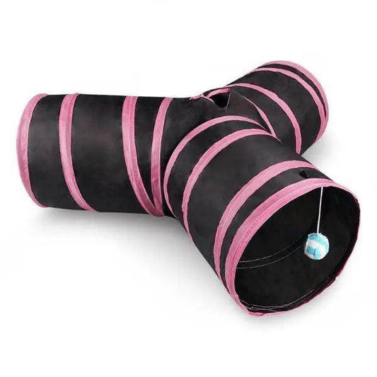 Cat 3-Way Fun Tunnel - petguardiansupplies