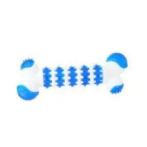 Durable Dog Toy Sensory Chew Bone - Blue & White - petguardiansupplies