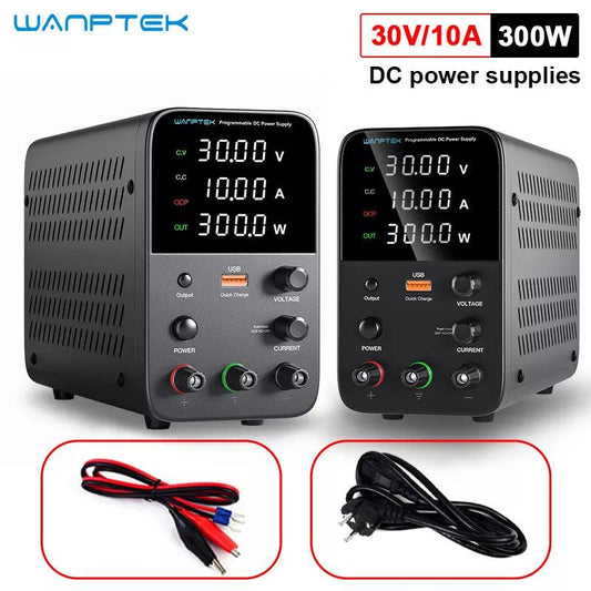 Wanptek Programmable DC Power Supply WPS3010H Laboratory Maintenance Workbench 30V 10A Voltage Current Regulator AC 220V 110V - petguardiansupplies