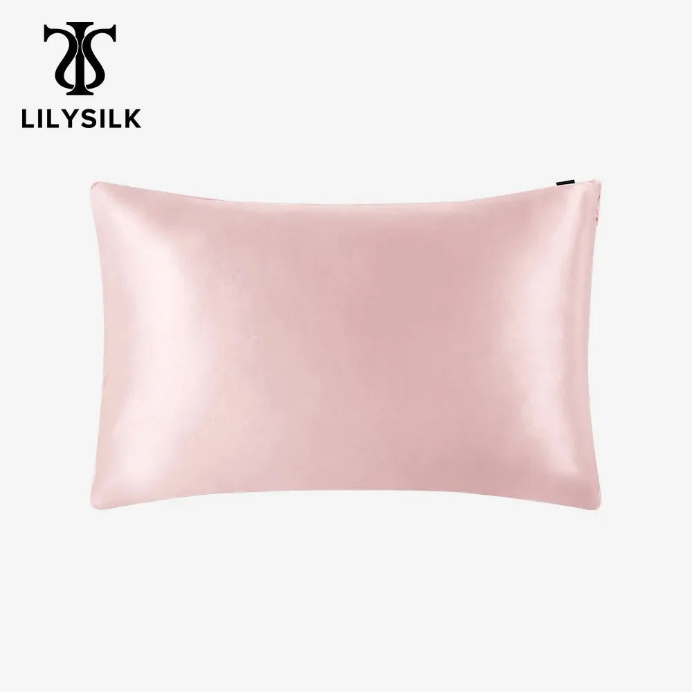 LILYSILK Pure 100 Silk Pillowcase Hair With Hidden Zipper 19 Momme Terse Color For Women Men Kids Girls Luxury Free Shipping - petguardiansupplies