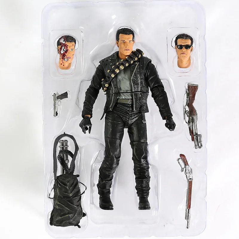 NECA Terminator 2: Judgment Day T-800 Arnold Schwarzenegger PVC Action Figure Collectible Model Toy 7" 18cm - petguardiansupplies