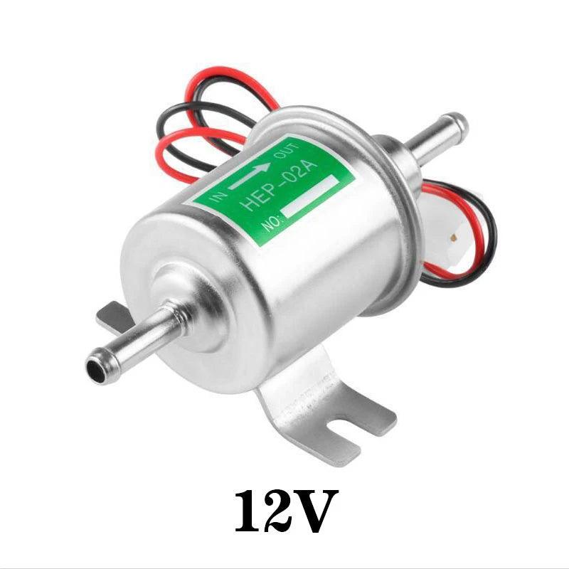 Electric Petrol Pump HEP-02A DC 12V 24V Fuel Pump Low Pressure Car Diesel Gas Pump For Motorcycle TOYOTA Ford Yanmar NISSAN ATV - petguardiansupplies