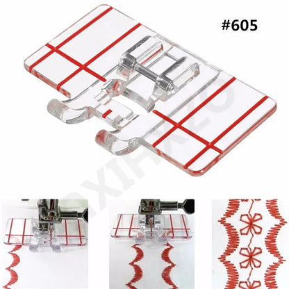 Domestic Sew Machine Accessories Shell Presser Foot Binder Foot 9907 CY-9907 AA7021-2 - petguardiansupplies