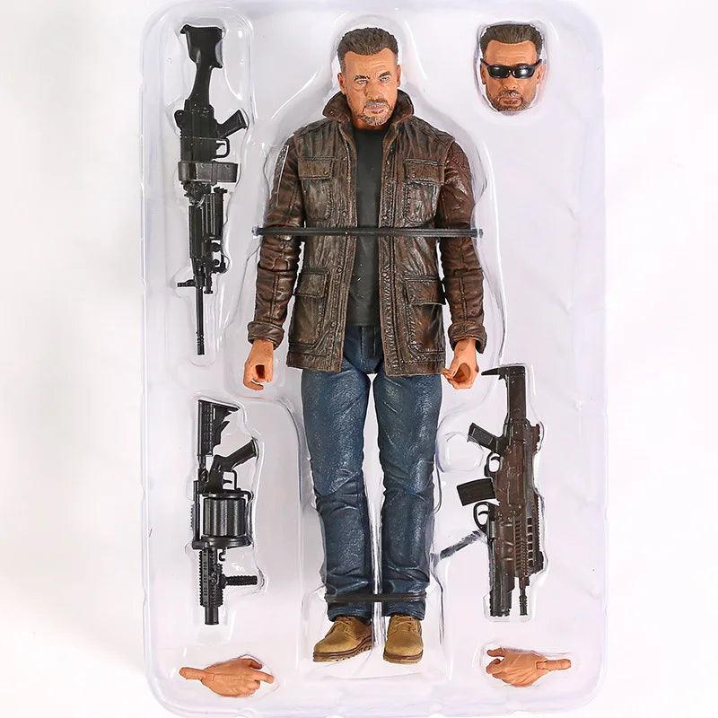 NECA Terminator 2: Judgment Day T-800 Arnold Schwarzenegger PVC Action Figure Collectible Model Toy 7" 18cm - petguardiansupplies