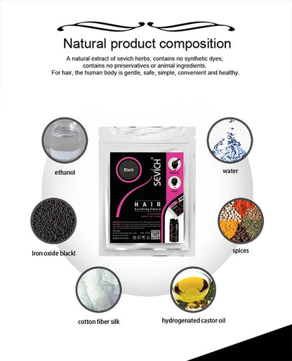 Blender Conceal Styling Fiber Hair Powders Thinning Loss Building Hair Fibers Keratin Eyelash Extension 100g Black 10 Colors - petguardiansupplies