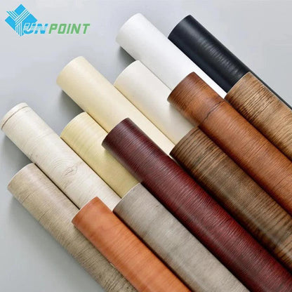 PVC Waterproof Self Adhesive Wallpaper Roll Furniture Cabinets Vinyl Decorative Film Wood Grain Stickers For Diy Home Decor - petguardiansupplies