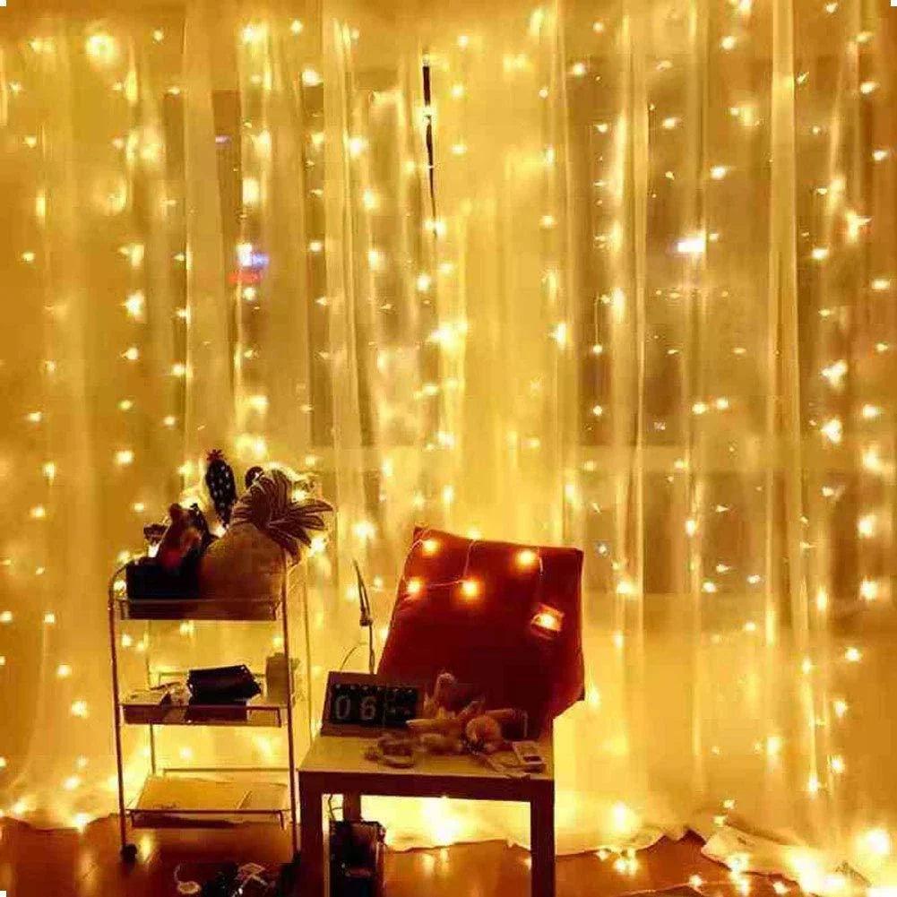 Christmas Lights Curtain Garland Merry Christmas Decorations For Home Christmas Ornaments Xmas Gifts Navidad 2024 New Year Decor - petguardiansupplies