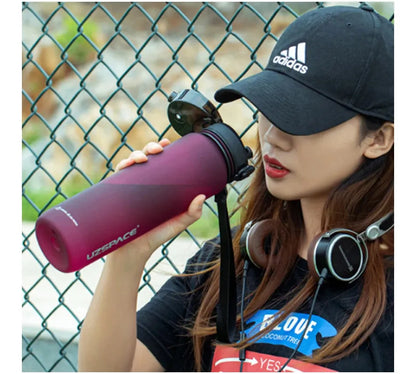 Hot Sale 500/1000ML Sports Water Bottle Shaker Outdoor Travel Portable Leakproof Drinkware Tritan Plastic Drink Bottle BPA Free - petguardiansupplies