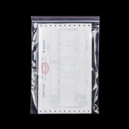 100PCS Plastic Bags Jewelry Zip Zipped Lock Reclosable Poly Clear Packaging Bags Different Size - petguardiansupplies