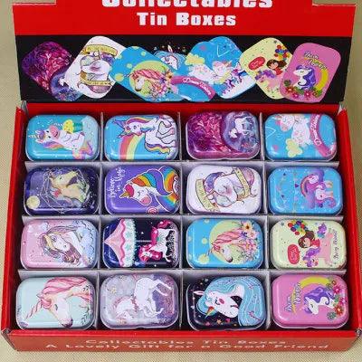 Colorful mini tin box sealed jar packing boxes jewelry, candy box small storage boxes cans coin earrings, headphones gift box - petguardiansupplies