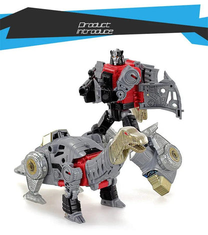 Haizhixing 5 IN 1 Transformation Robot Car Toys Anime Devastator Aircraft Tank Model KO Boys Truck Collection Kid Adult Gift - petguardiansupplies