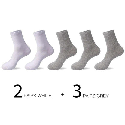 HSS 5pairs/lot High Quality Men Cotton Socks New Casual Business Summer Thin Black Socks Deodorant Breathable Man Long Sock - petguardiansupplies