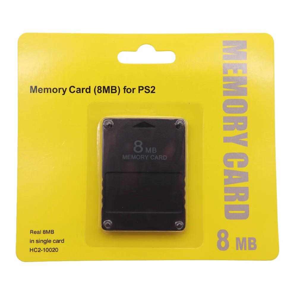 For PS2 8MB/64MB/128MB/256MB Memory Card Memory Expansion Cards Suitable for Sony PS1 PS2 Black Memory Card Wholesale - petguardiansupplies