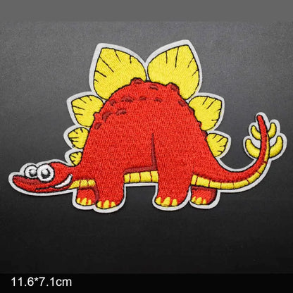 Dinosaur Jurassic Park Embroidered Iron On Clothes Patch For Clothing Stickers Garment Apparel Accessories - petguardiansupplies