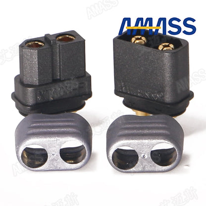 10 x Amass XT60+ XT60H Plug Connector With Sheath Housing 5 Male 5 Female (5 Pair ) For Rc Lipo Battery Rc Drone Car Boat - petguardiansupplies