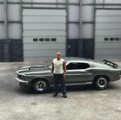 Classic 1:64 Scale Model Fast and Furious 9 people Cast Alloy Car Simulation Static Figures Diorama Miniature Scene Collection - petguardiansupplies