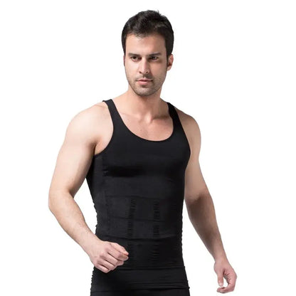 Slimming Vest Men's Slimming Underwear Body Shaper Waist Cincher Corset Men Shaper Vest Body Slimming Tummy Belly Body Shapewear - petguardiansupplies