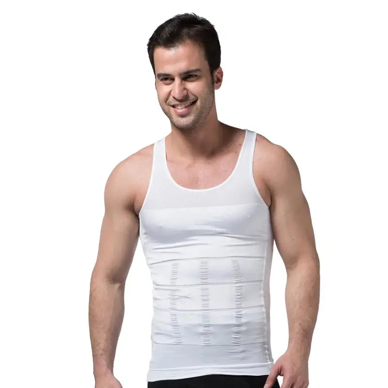 Slimming Vest Men's Slimming Underwear Body Shaper Waist Cincher Corset Men Shaper Vest Body Slimming Tummy Belly Body Shapewear - petguardiansupplies